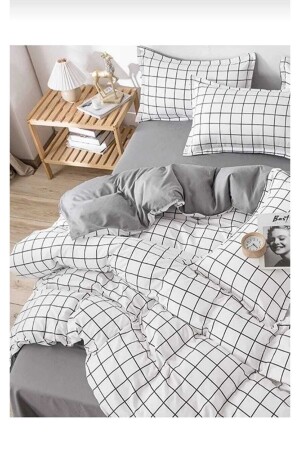 MNZ-مواحدة معقّدة وشمراء مجموعة غطاء غطاء الجانب المزدوج، غطاء غطاء + غطاء الوسادة 160 × 215 TYC - Kaan