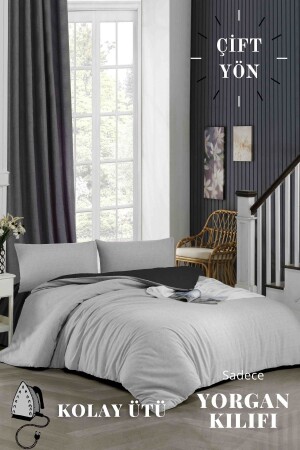 MNZ- سهل للثدية القابضة للصلب - سرير واحد (160x220) الرمادي YRGNKLFPLKBYTEK - ELY PARKER