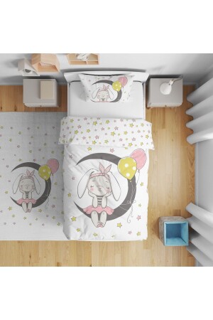 غرفة الأطفال من طراز MNZ - طباعة رقمية واحدة غطاء غطاء غطاء بدون أوراق 160x220cm نموذج0007 i00007029000 - instababyrooms