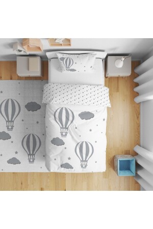 غرفة الأطفال من طراز MNZ - طباعة رقمية واحدة غطاء غطاء غطاء بدون أوراق 160x220cm نموذج0015 i00015029000 - instababyrooms