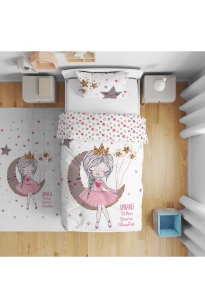 غرفة الأطفال من طراز MNZ - طباعة رقمية واحدة غطاء غطاء غطاء بدون أوراق 160x220cm نموذج0086 i00086029000 - instababyrooms