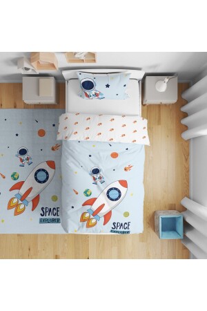 غرفة الأطفال من طراز MNZ - طباعة رقمية واحدة غطاء غطاء غطاء بدون أوراق 160x220cm نموذج0112 i00112029000 - instababyrooms