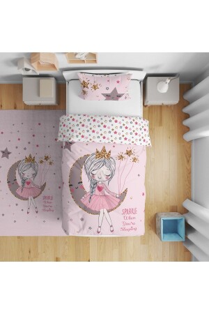 غرفة الأطفال من طراز MNZ - طباعة رقمية واحدة غطاء غطاء غطاء بدون ورق 160x220cm نموذج0298 i00298029000 - instababyrooms