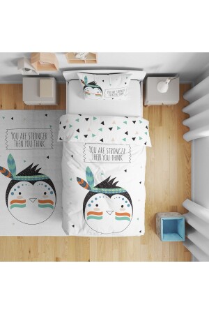 غرفة الأطفال من طراز MNZ - طباعة رقمية واحدة غطاء غطاء غطاء بدون أوراق 160x220cm نموذج5004 i55004029000 - instababyrooms