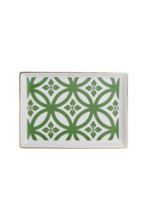 MNZ- المغرب نمط طاولة الإفطار الأخضر 18 سم 04A+P018773 - Porland