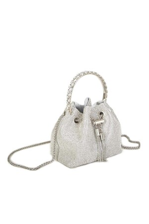 حقيبة النساء في ثوب المساء من الحجر المستورد من MNZ (الربع: 18 × الطول: 12) - Nas Bag