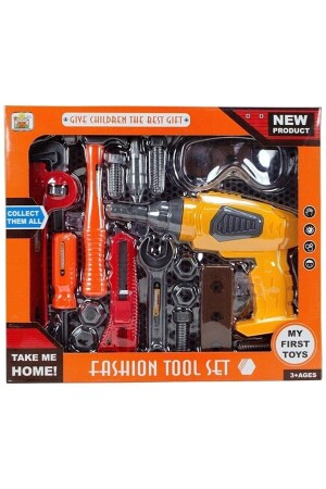 مجموعة إصلاح الألعاب MNZ مجموعة بطاريات تعمل على حفرة المطرقة المطرقة مجموعة 18 قطعة EVMAK-TAMIRSET - Evmak