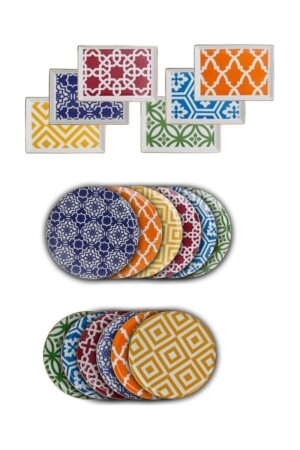 MNZ- المغرب سلسلة 18 قطعة خدمة مجموعة Porland المغرب سلسلة - Porland