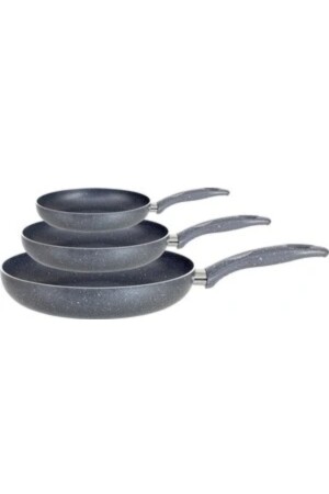 MNZ-غرانيت واحد المقبضات مجموعة البان 18-22-30 سم 3م - EVİNDA