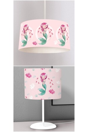 غرفة الأطفال MNZ - مصباح اللومبوسات المطبوعة رقميا مصباح الشنابل ومصباح المكتب مصباح المظلة النموذج 189 IbrAvAb189 - instababyrooms