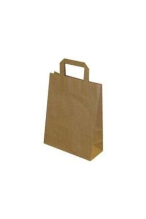 حقيبة من الورق من نوع MNZ مع مسدس 18x24x8 سم 100 قطعة KRT1000 - Kraft