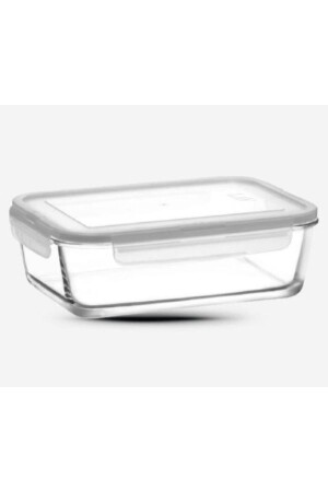 حاوية تخزين مقفلة من الزجاج من MNZ 1900cc-سلسلة جديدة حاوية تخزين زجاج مستطيل كبير frs259 - Lav