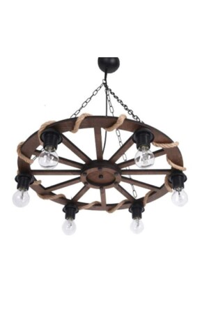 MNZ-أصلي حلقة خشبية غرفة المعيشة شمعة 19346565 - Antik House