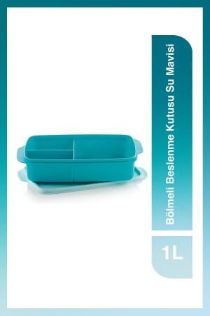 صندوق الغداء من قصر MNZ 1l ماء أزرق 7817C-3 - Tupperware