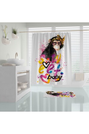 مقعد حمام الطفل من نوع MNZ وملابس حمام من نوع واحد 1x180x200 مجموعة BAHSWTB5080 - Zethome