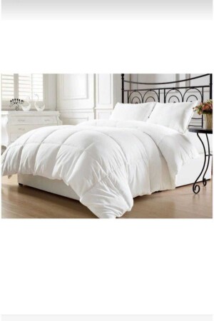 MNZ- مضادة للبكتيريا ملابس الوسادة المزدوجة مجموعة 2 ملابس الوسادة 1 ملابس الوسادة المزدوجة 195 × 215 سم زرقاء عسل - AYHOME