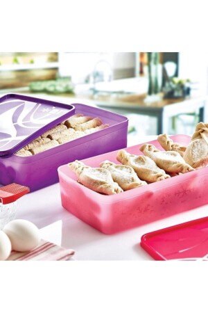 حاوية تخزين MNZ بدون جليد 2. 1 لتر (3 قطع) (sa-980) ، حاوية تخزين في الثلاجة العميقة A4374 - bimbambom