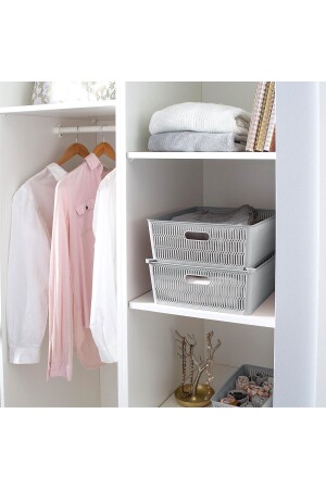 سلة من قِبل MNZ قابل للتجميع 2 × 12 لتر سلة منظمة متعددة الأغراض - Koruca