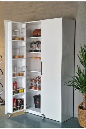 كابينة الغذاء من طراز MNZ 2 الأبواب 180 سم أبيض 2110953 - Avmpark