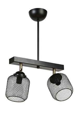 MNZ-بريل ديكوراتي قفص قديم المفصلة المتحركة 2 قطع سقف شمعة الحداثة البريل الداخلي 2 قطع - Bozyaka Aydınlatma