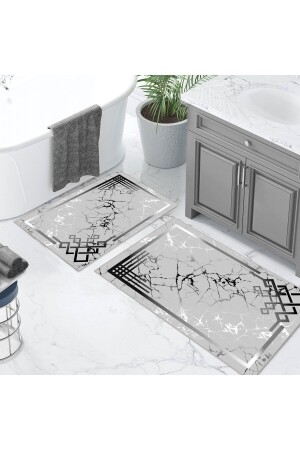 المطبوعة رقمياً من قبل منظمة MNZ لا تتزلج قاعدة 2 قطع حمام المطبوعة 40 x 60 - 60 x 100 VCH - Vivicahome