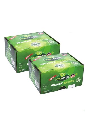 MNZ- وزنا مكثفة الشهية مكثفة الشهية 2 قطع (48 يوما) 0022 - Promass Weight Gainer