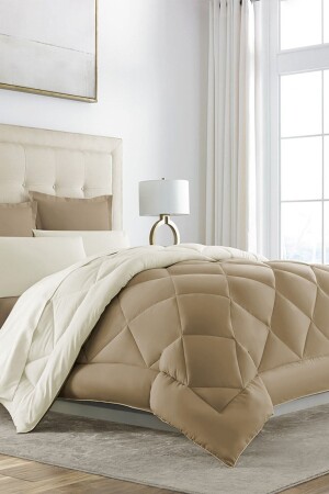 مجموعة نوم من نوع MNZ ذات الجانبين المزدوجة - واحدة - مع حقيبة خاصة، ورقة مرنة، 2 غطاءات وسادة - Alla Turca