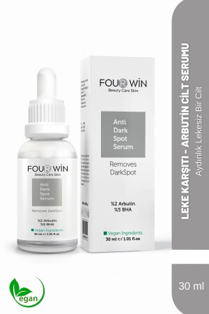 سيروم منازل ضد البقع من نوع MNZ، سيروم منازل ضد البقع المظلمة (2% Arbutin- 5% Bha) 30 Ml - Four Win