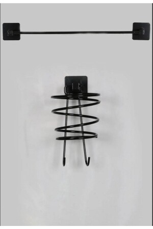 MNZ-التمسك جفاف نفخ أسود معلقة والتمسك طويلة المسامير رف المسامير حامل المسامير الممارسة مجموعة 2 Asklk TYC7YN7Q0N16 - Pims Home Dekorasyon