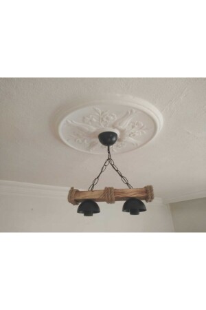 مُصباح MNZ خشبي 2 رصيد مُصباح رستيك AV2Lİ - benline