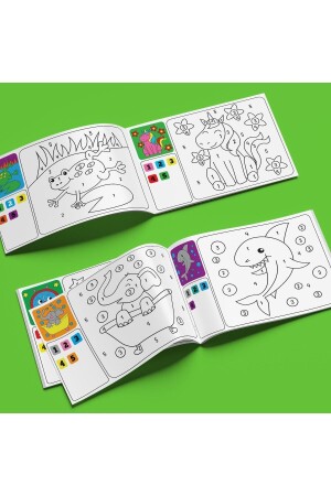 سلسلة نشاطات تشفير MNZ - كتاب لون حسب الأرقام - المستوى 2 - Staau Çocuk