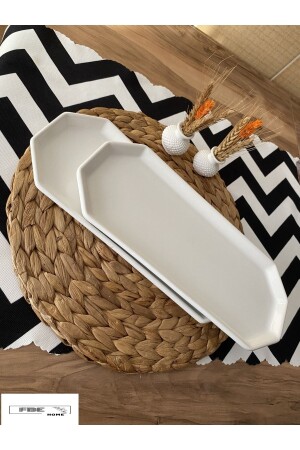 لوحة خدمة مستطيلة طويلة MNZ - لوحة عرض 2 قطع - Fbe Home