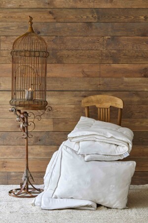 ملابس من القطن مزدوجة من MNZ - 2 وسادة من القطن مع هدية - Karaca Home