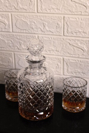 طراز من صنع اليد من طراز MNZ طاولة كرافة فنجان ويسكي مع 2 كوبات KF KKF. 012. 00. 000 - Jenisa