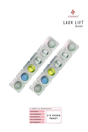 رفع الشاش من خلال MNZ - لامينات الشتات - حلول إرساء الشاش - رفع الشاش 2 حزمة إكولوغرافية - Iconsign Lash Lift