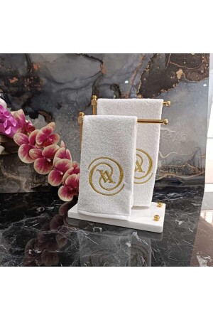 منشفة مطبخية مصنوعة من الذهب من MNZ، مجموعة من 2 - Lasetu