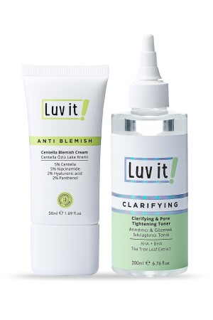 MNZ- مضاد للدلاء والثديين - إثبات البور - مجموعة رعاية الجلد 2 قطع LUVIT113 - Luv it!