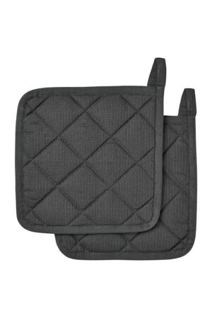 محفظة فرن MNZ 2 قطع لون الرمادي Meridyendukkan 21x21 سم 2 قطع البوليستر المقطوع 8108091 - IKEA