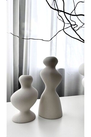 مجموعة MNZ من 2 كائنات طويلة وقصيرة تجميلية كشمارية كشمار حامل - Muffag