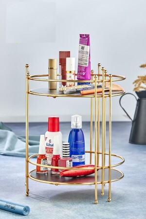 MNZ- حمام تجميل المجوهرات منظمة متعددة الأغراض منظمة 2 مستويات خدمة عرض الصفحة العلاج حامل الذهب TGM-0035 - Tugomer