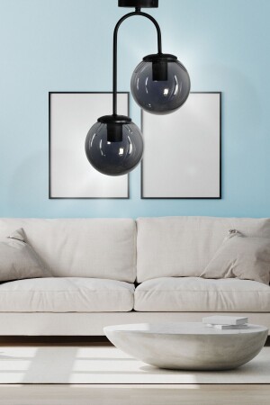 فندق MNZ - صالة 2 قطع غرف زجاج الكرة المدخنة - الشنابل - غرفة المعيشة - المطبخ - القاعة - Veda Avize