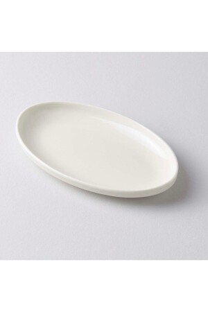 كريم مودرن من نوع MNZ 20 سم 2 قطعة صغيرة الحجم طعام الإفطار القارب عرض الصحن عرض خدمة مجموعة - Porselenden