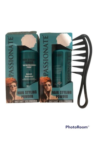 مسحوق تنظيف الشعر MNZ مسحوق قوي ماتي 20 جرام مجموعة من 2 زرقاء - Passionate