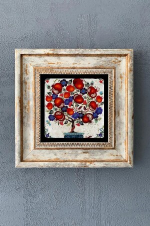 أزياء الجدار من الحجر من قوائم MNZ 20 × 20 سم سم موضوع نار - Oscar Stone Decor