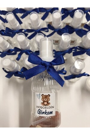 بالون الميلاد الميلاد من العمر من MNZ مع اسم وشمة دبّي تدي زجاجة كولون (20 زجاجة فارغة بدون كولون) 50 سي سي - Sandal Hediyelik