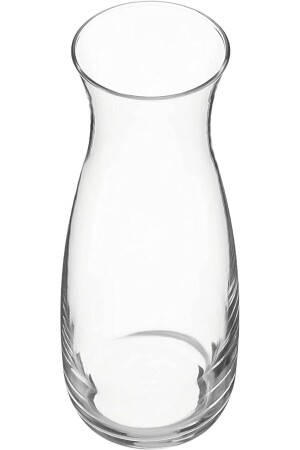 عبوة زجاجية حاملة الزهور المزخرفة من MNZ - ارتفاع 20 سم - حجم 500 سي سي - قطعة واحدة - Paşabahçe