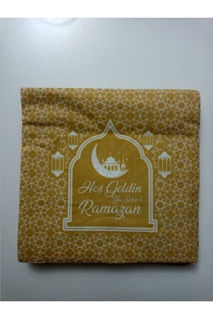 MNZ - مرحباً بكم في رمضان طباعة النابكين الذهبية اللون النقدي 20 ميكرو - asöy