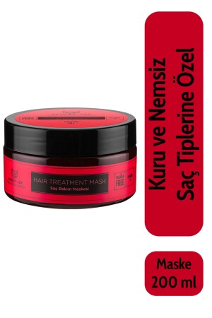 قناع رعاية الشعر MNZ مع زيت الأرجان المريخ والغذائي 200 مل - Ashley Joy