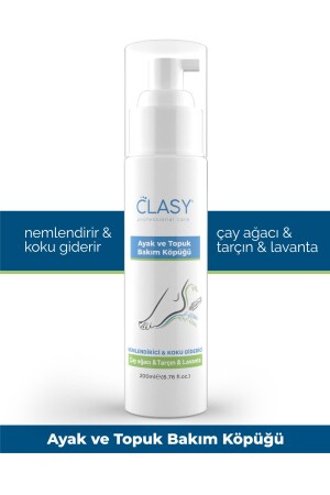 فوم رعاية القدم والكعب من MNZ 200 مل - Clasy Care