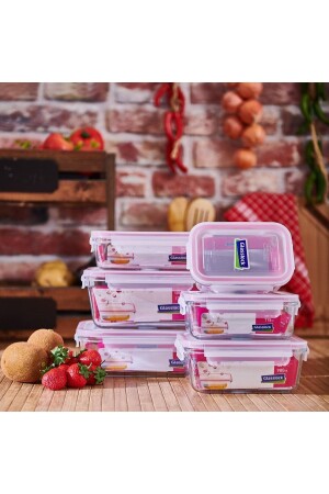 حاوية تخزين MNZ مستطيلة - 2000 مل 01ABB342-12 - Glasslock